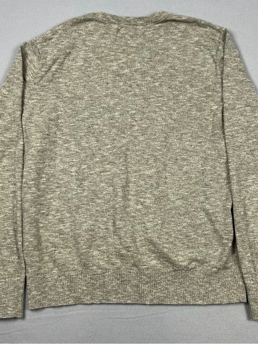 American Eagle‎ Men’s Medium Pullover Sweatshirt Heather Gray Classic Fit V-Neck